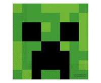Papírové ubrousky Minecraft, 33 x 33 cm, 20 ks