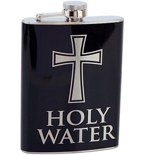 Placatka s nápisem Holy Water pro kněží a jeptišky