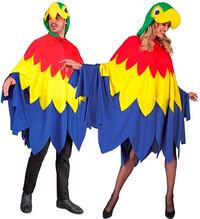 Poncho papoušek pro dospělé