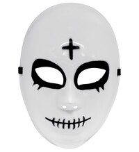 Satanská maska z tvrdého plastu pro dospělé
