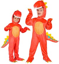 Dětský kostým oranžový dinosaurus