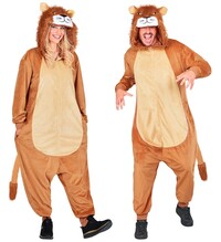 Unisex plyšový kostým lev