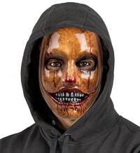 Plastová maska psycho klaun pro dospělé