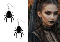 Halloweenské náušnice, pavouci