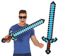 Nafukovací pixelový meč, 90 cm