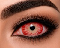 Certifikované týdenní barevné kontaktní čočky nedioptrické mini sclera, living dead