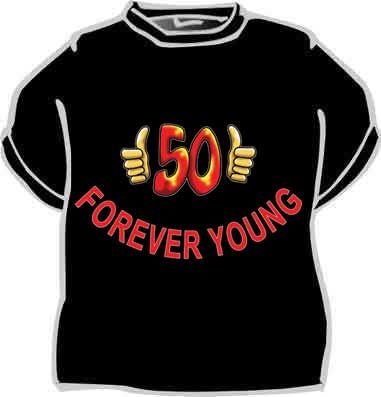 Tričko Forever young - Velikost XXL