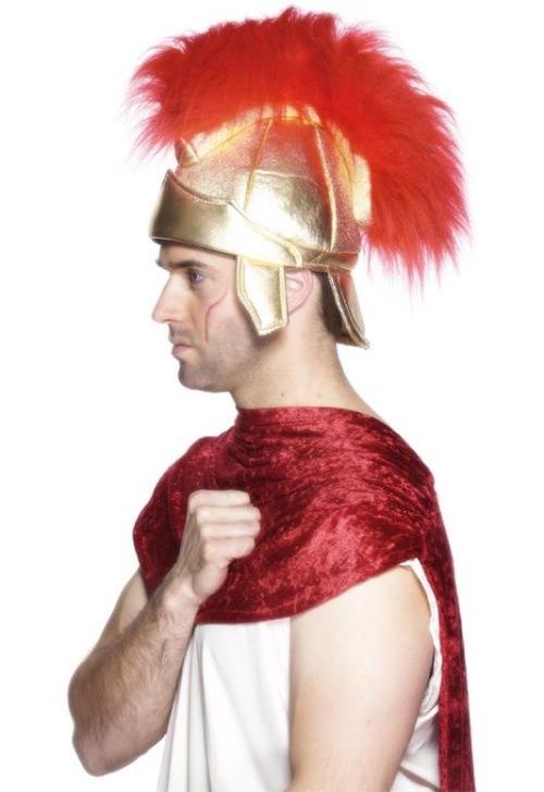 Helma Římská s červenou chocholkou