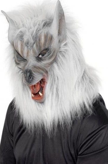 Maska vlkodlak (bílá)