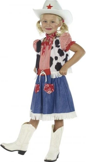 Dívčí kostým Cowgirl - Pro věk (roků) 7-9