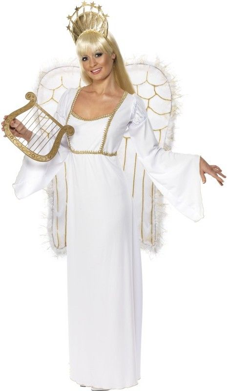 Dámský kostým anděl s křídly - Velikost L 44-46