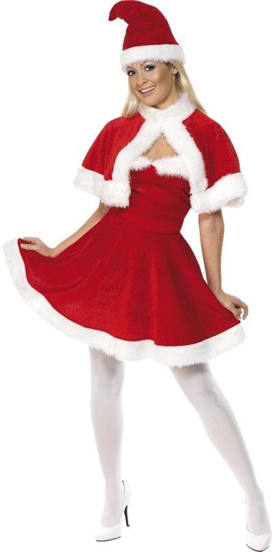 Dámský kostým Santa s pláštěm - Velikost L 44-46