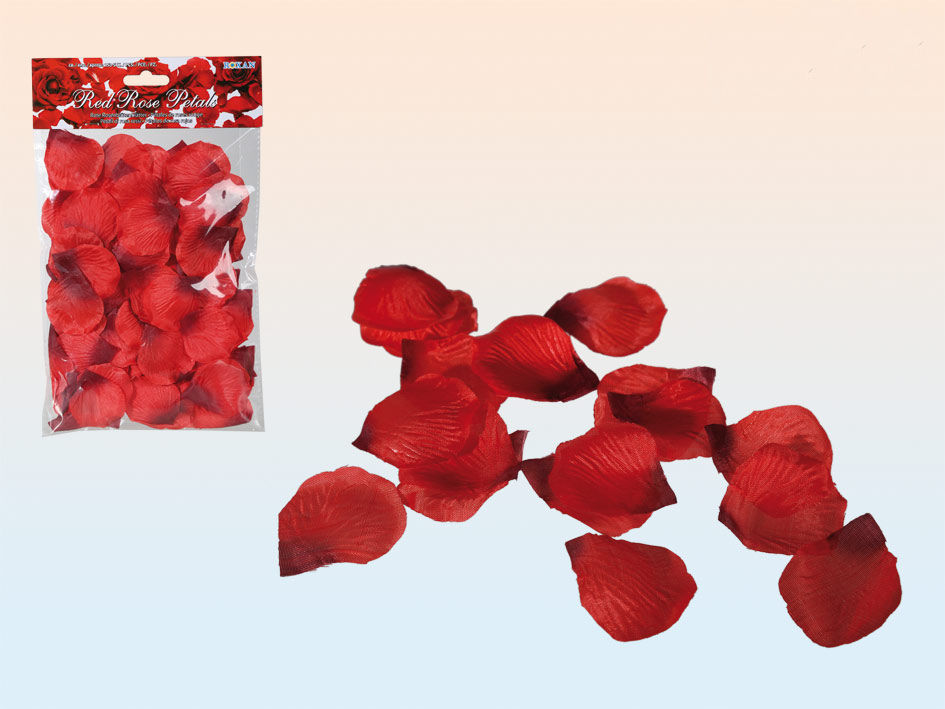 Okvětní lístky růží (balení 150ks) - Červená