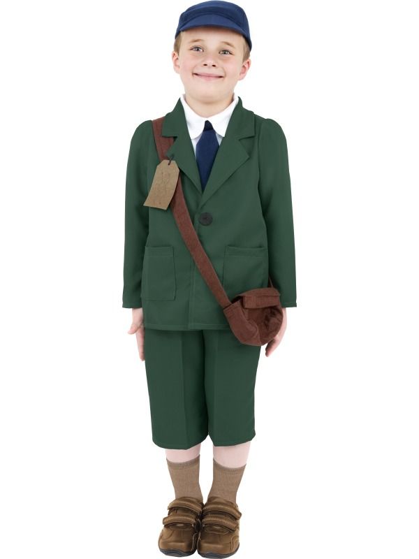 Chlapecký kostým Válečný evakuovaný chlapec - Pro věk (roků) 10-12