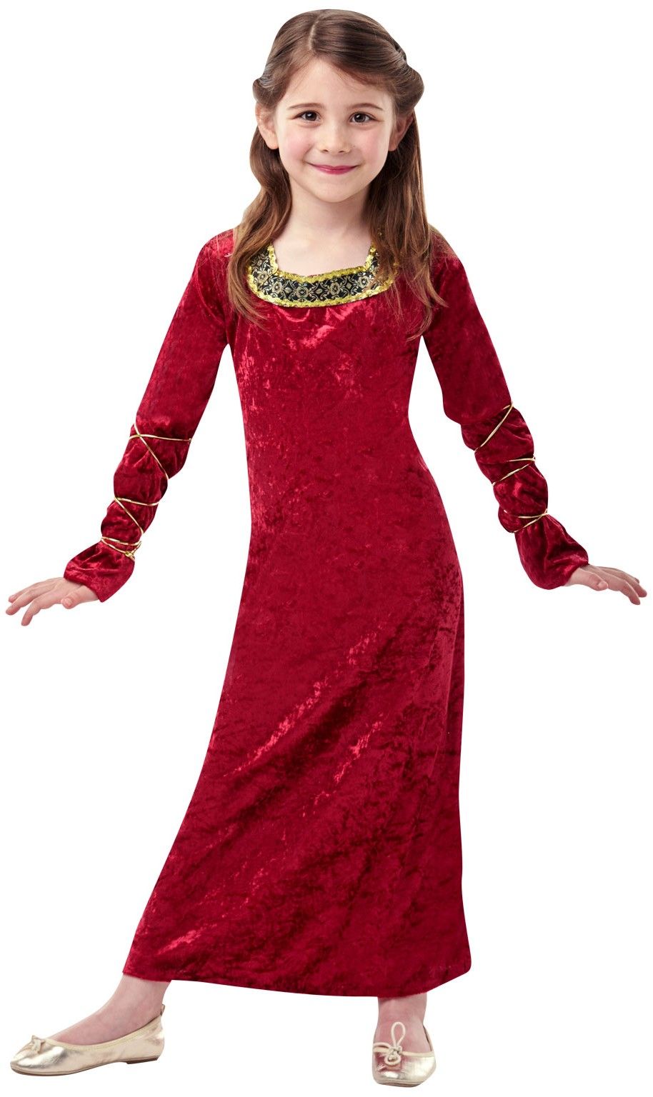 Dívčí kostým středověká princezna - Pro věk (roků) 3-4