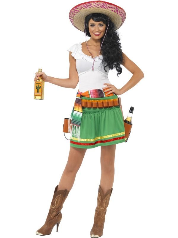Dámský kostým Tequila shooter - Velikost XS 32-34
