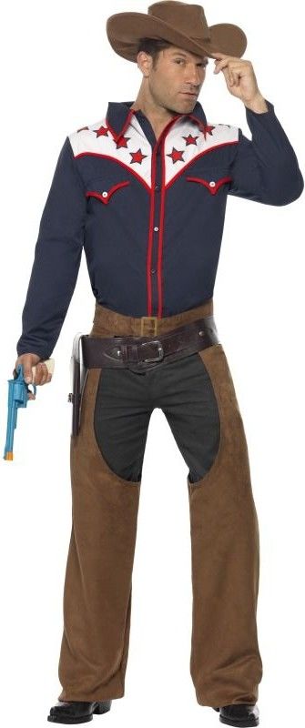 Pánský kostým Rodeo Cowboy - Velikost M 48-50