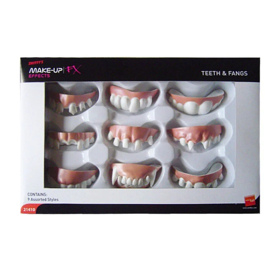 Zuby - sada 9 druhů