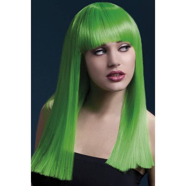 Dámská paruka Alexia (profesionální kvalita) - Neon zelená