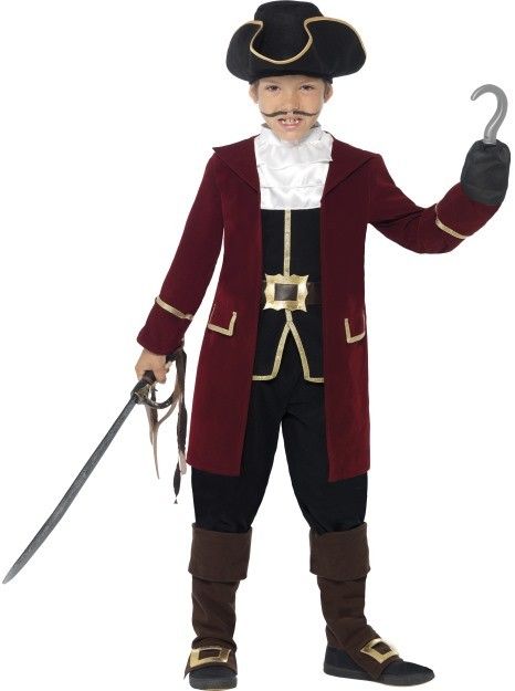 Chlapecký kostým kapitán pirátů - Pro věk 4-6