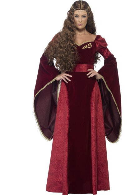 Dámský kostým středověká královna - Vel XL