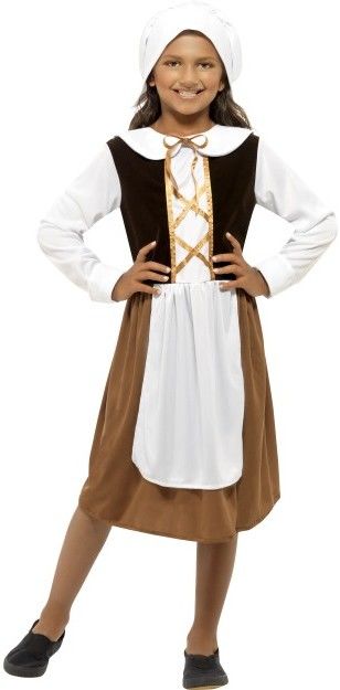 Dívčí kostým venkovská dívka - Pro věk 10-12