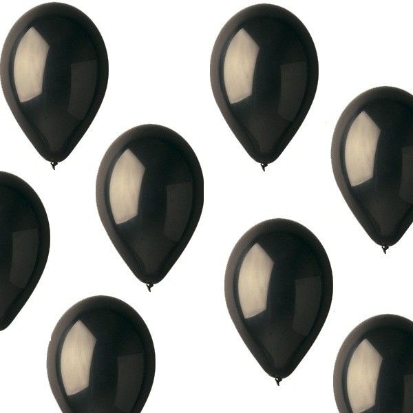 Nafukovací balónky černé 1ks