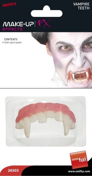 Upíří zuby s dásní, měkké