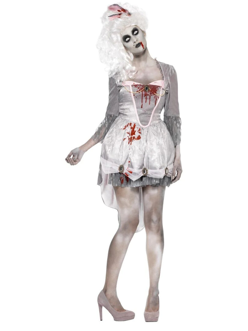 Dámský halloweenský kostým zombie viktoriánská dáma - Velikost L 44-46