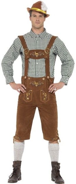 Pánský kostým Hanz, bavorský chlapec (Oktoberfest) - Velikost M 48-50