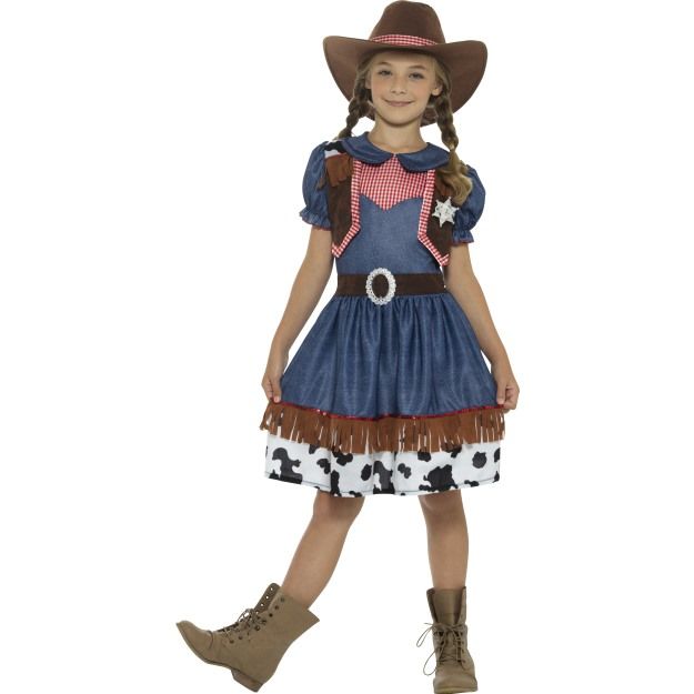 Dívčí kostým Kovbojka (Cowgirl) - Pro věk 4-6