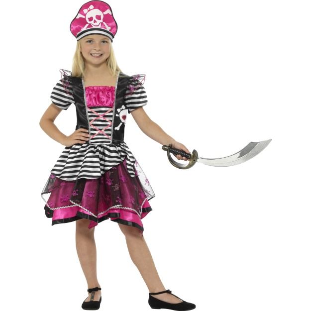 Dívčí kostým pirátky - Pro věk 4-6