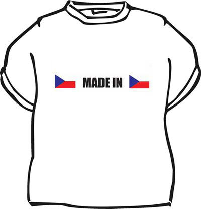 Tričko Made in ...