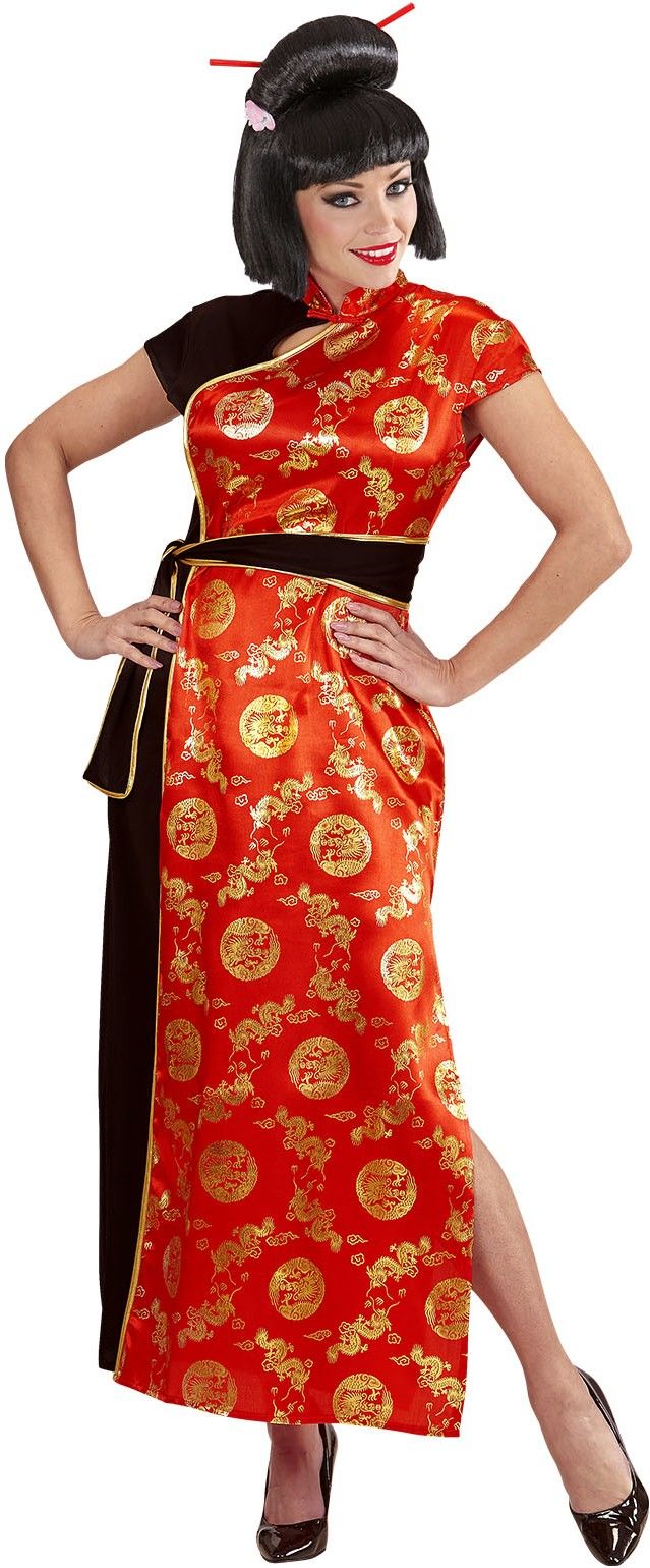 Dámské čínské šaty - Velikost S