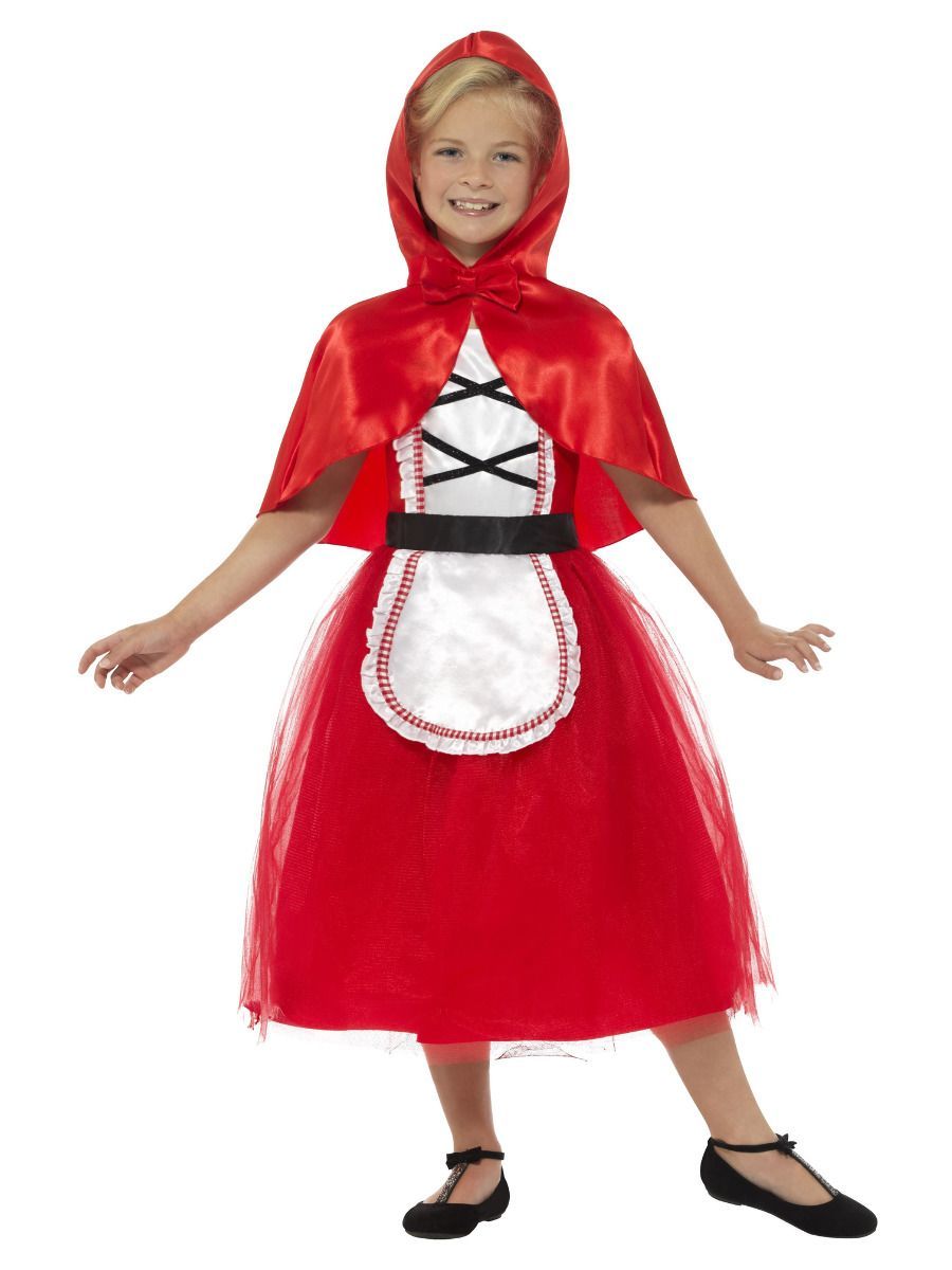 Deluxe, dívčí kostým červená karkulka - Pro věk 10-12 let