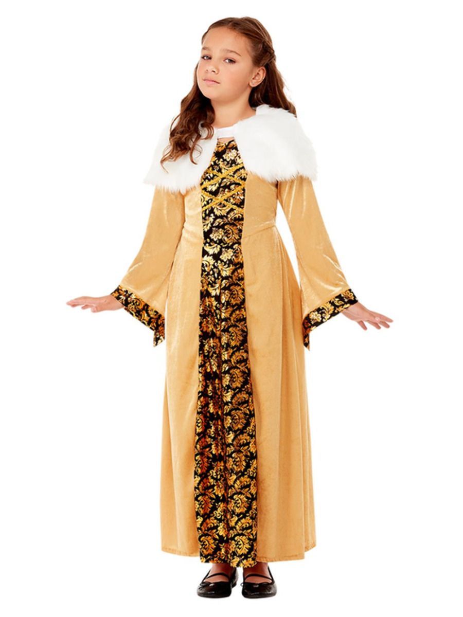 Deluxe Dívčí kostým komtesa - Pro věk 4-6 let