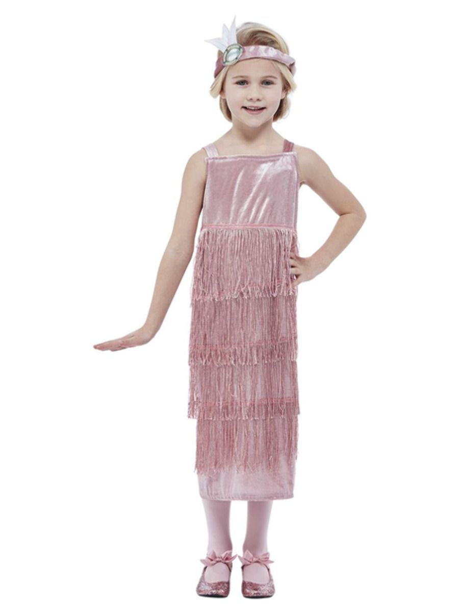 Dívčí kostým charleston Flapper - Pro věk 10-12 let
