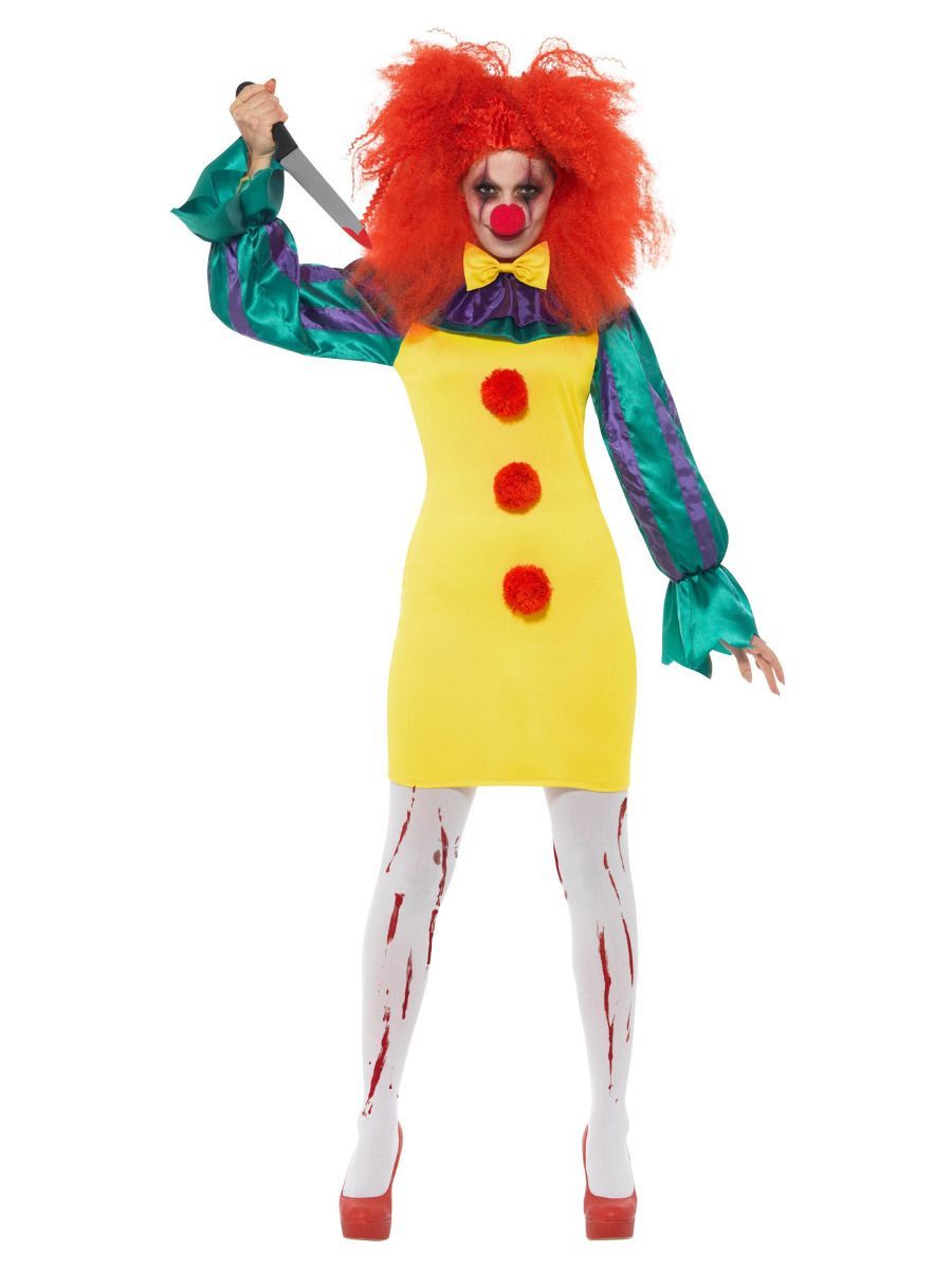 Dámský kostým Hororový klaun - Velikost L