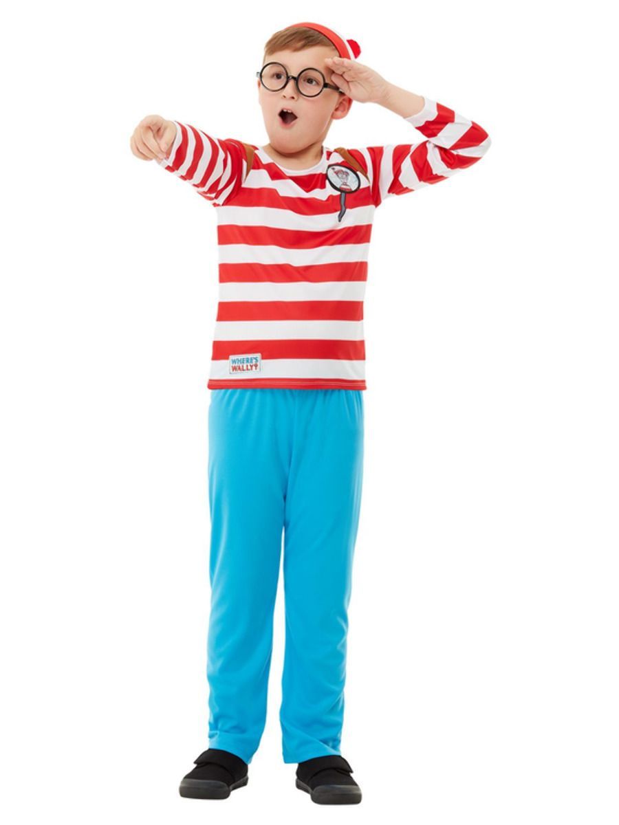 Dětský kostým s potiskem Kde je Wally? - Pro věk (roků) 10-12