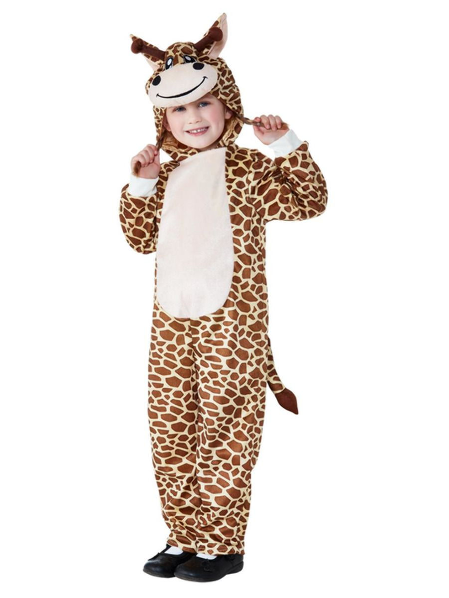 Dětský kostým žirafa (hnědý) - Pro věk 3 - 4 roky