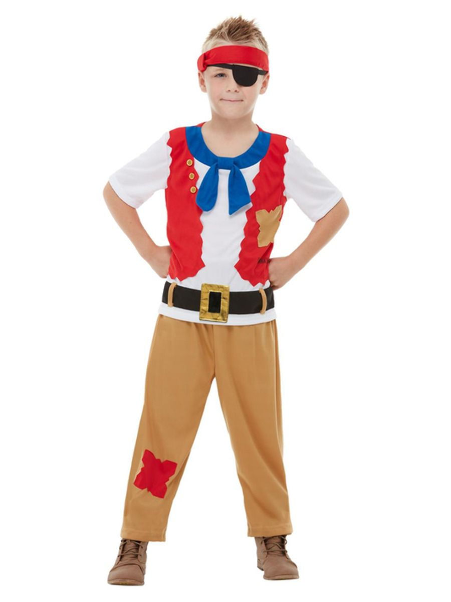 Chlapecký kostým hrozný pirát - Pro věk 10-12 let
