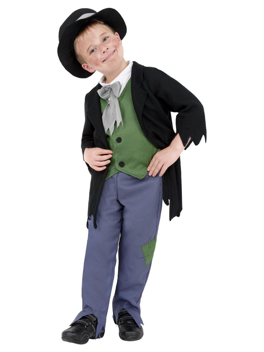 Dětský kostým viktoriánský chlapec - Pro věk 10-12 let