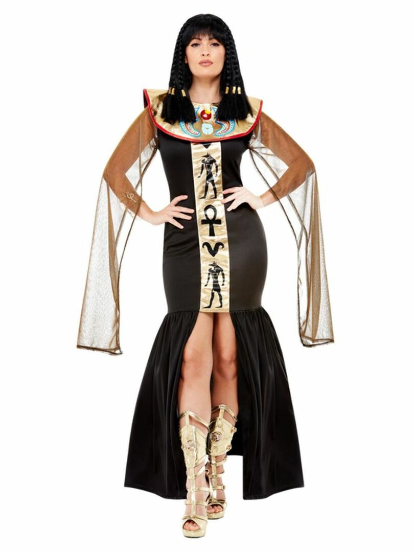 Egyptská bohyně dámský kostým - S
