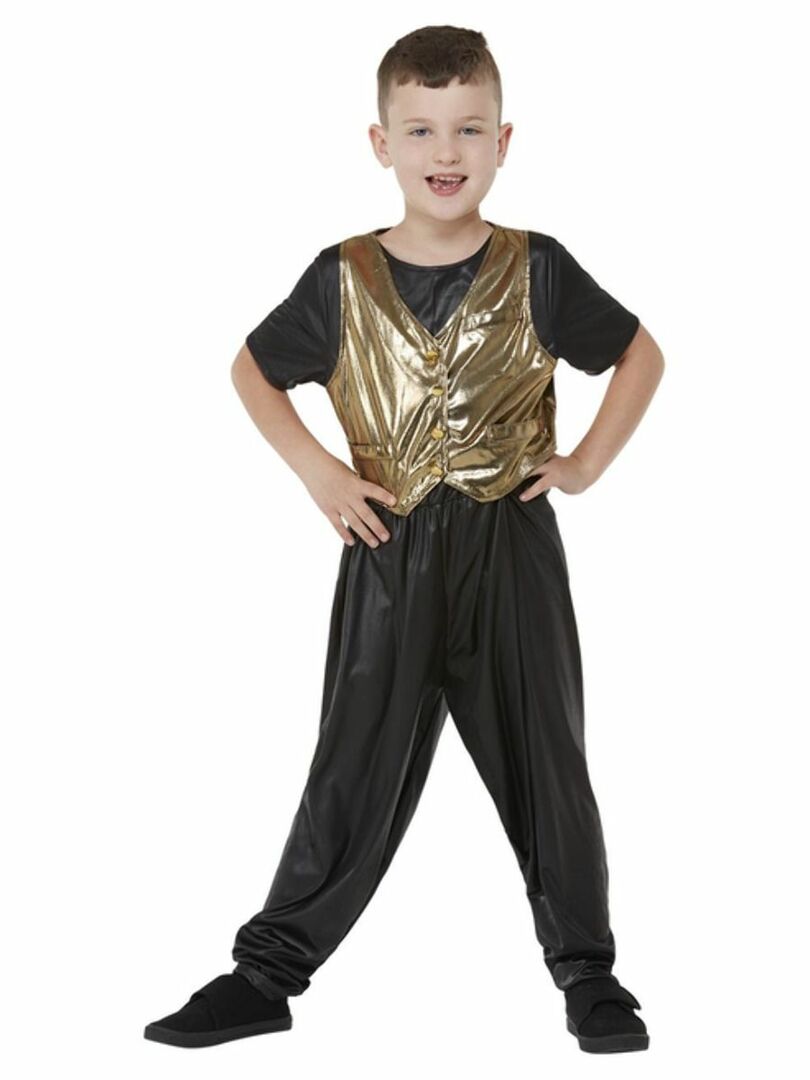 80s MC Hammer chlapecký kostým - Pro věk 7-9 let