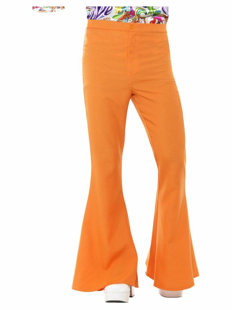 Pánské hippie kalhoty, oranžové - L