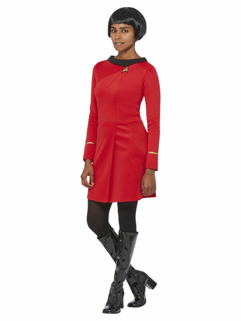 Star Trek Original dámská uniforma s odznakem - M