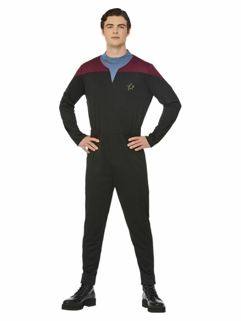 Star Trek Voyager uniforma, červeno černá - M