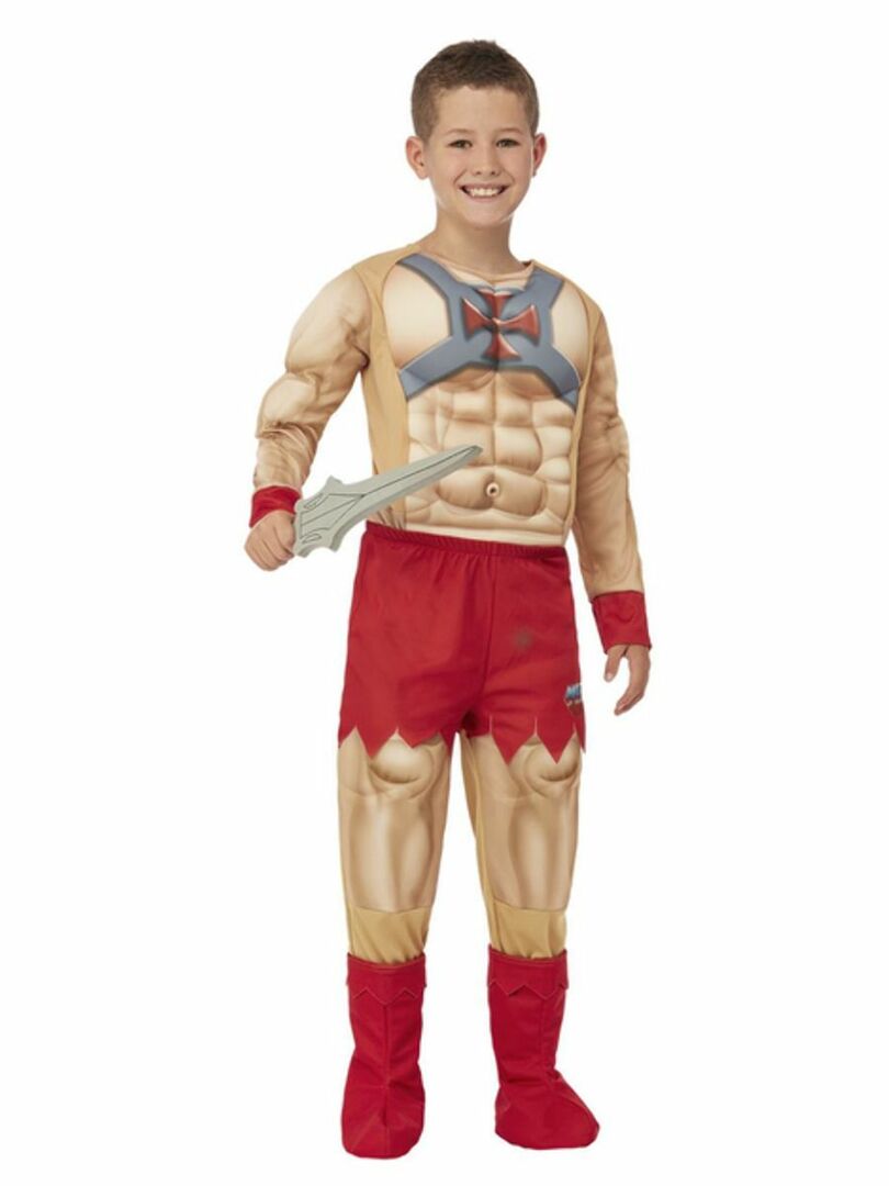 Dětský kostým Svalovec bojovník - Pro věk 7-9 let