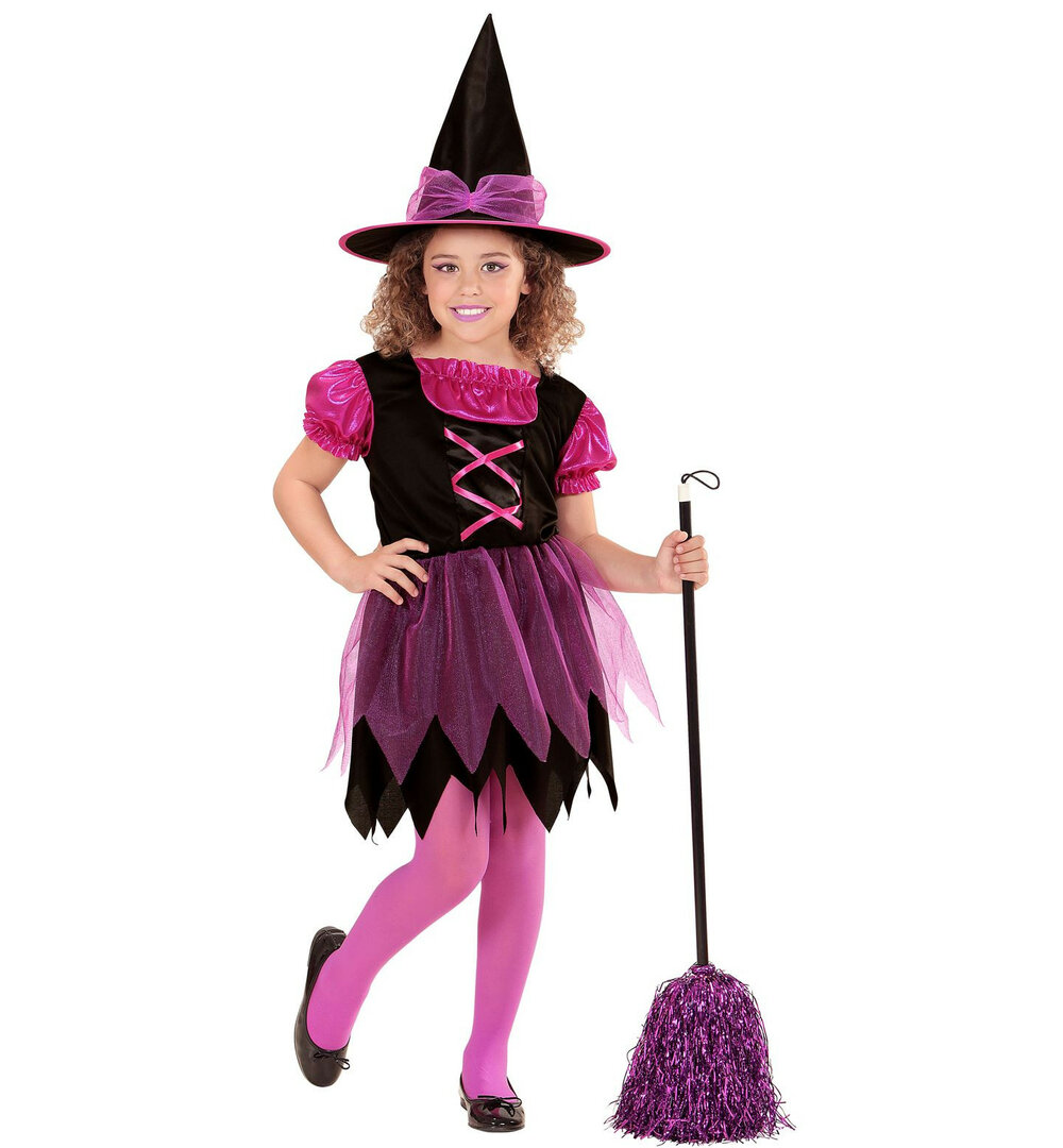Dívčí kostým čarodějnice, fialová - Pro věk 14-16 let