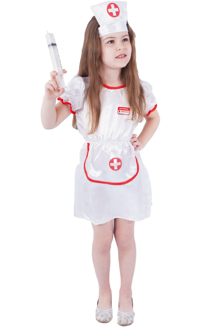 Dívčí kostým nemocniční sestřička - Pro věk 6-8 let